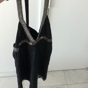 Custo Barcelona beaded mini sweetheart dress. Size S